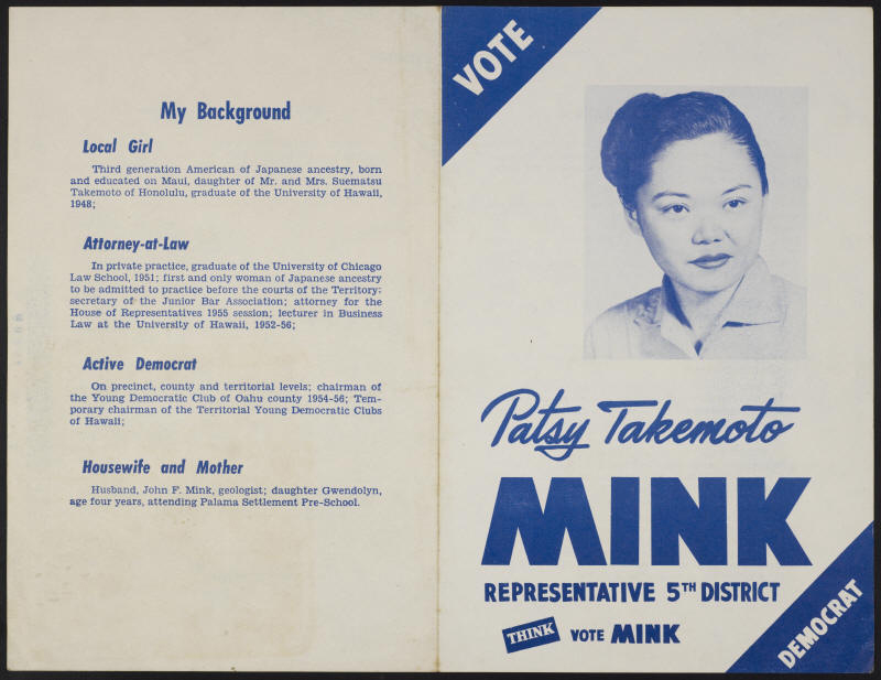 No one would hire her. So she wrote Title IX and changed the history of millions of women. Meet Education Pioneer Patsy Mink – The 74 patsy mink poster