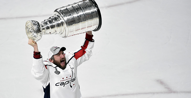 All Caps Washington Capitals, 2018 Nhl Stanley Cup Champions Sports  Illustrated Cover by Sports Illustrated