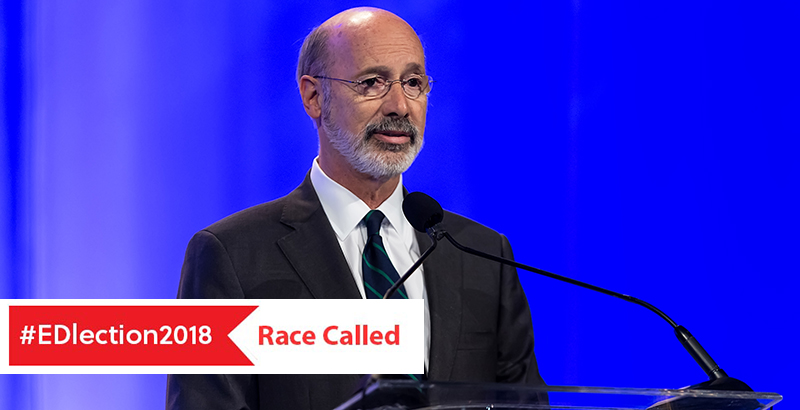 Edlection2018 Democratic Gov Tom Wolf Re Elected In Pa