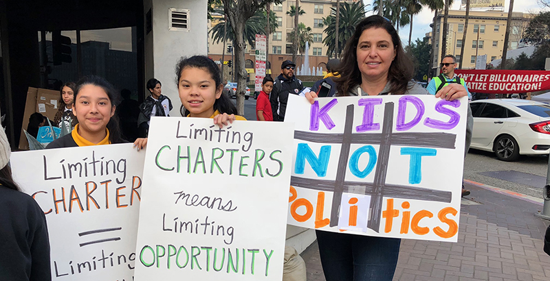 Seen and Heard: Thousands of Pro-Charter School Parents Turn Out to Rally Ahead of Controversial Moratorium Vote at L.A. Board Meeting | The 74