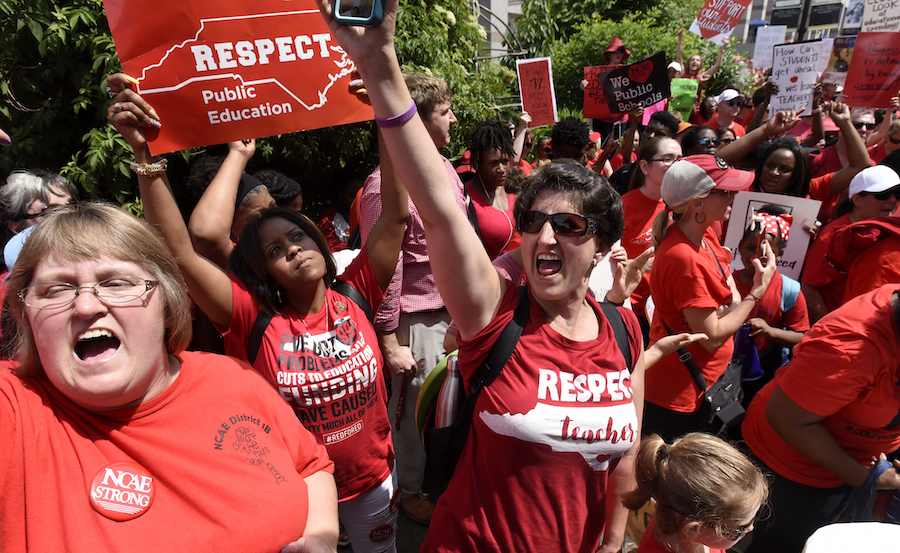 Photo History: Nearly Two Years Into 'Red for Ed,' Memorable Scenes From  the Ongoing Wave of Teacher Protests – The 74