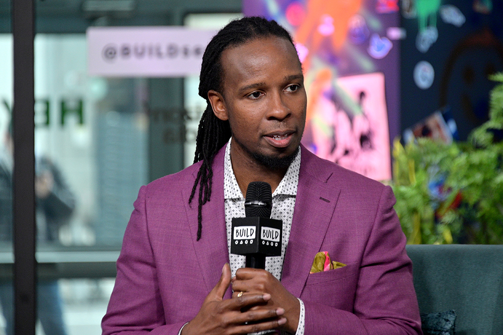 Ibram X. Kendi is pictured speaking at an event.