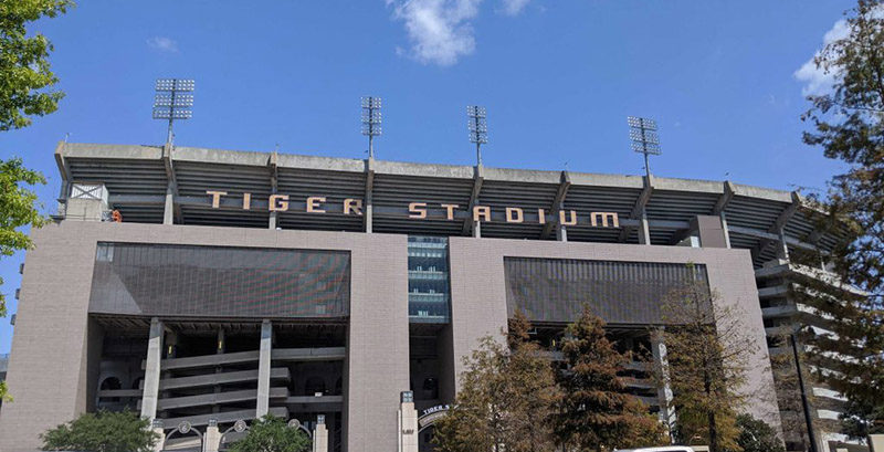 A photo of LSU’s Tiger Stadium