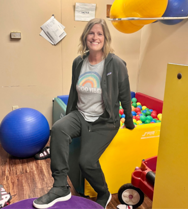 Portrait of Letisha LeBlanc in play / occupational therapy room