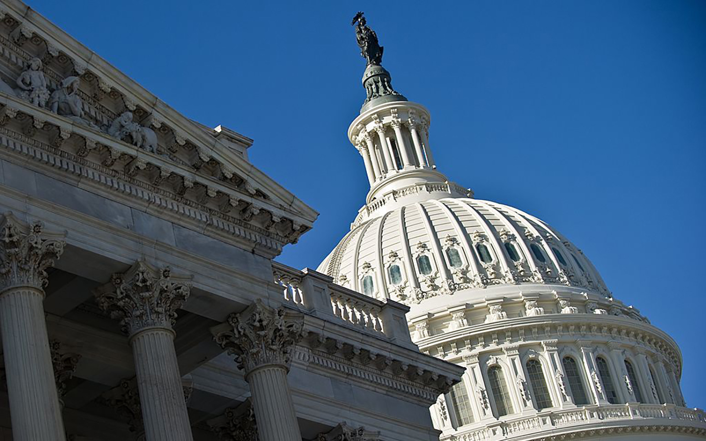 The dome of the US Capitol