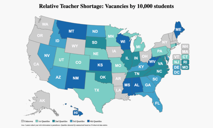 A &lsquo;National Teacher Shortage&rsquo;? New Research Reveals Vastly 