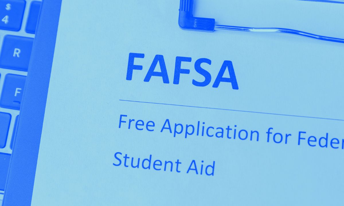 a form that says FAFSA