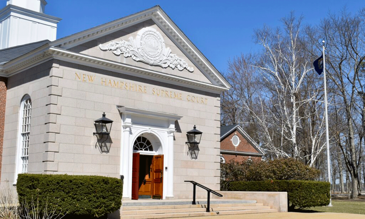 A photo of New Hampshire Supreme Court building