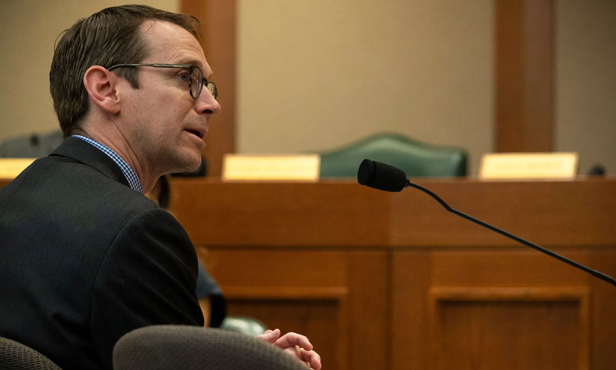 This is a photo of Texas Education Agency Commissioner Mike Morath.