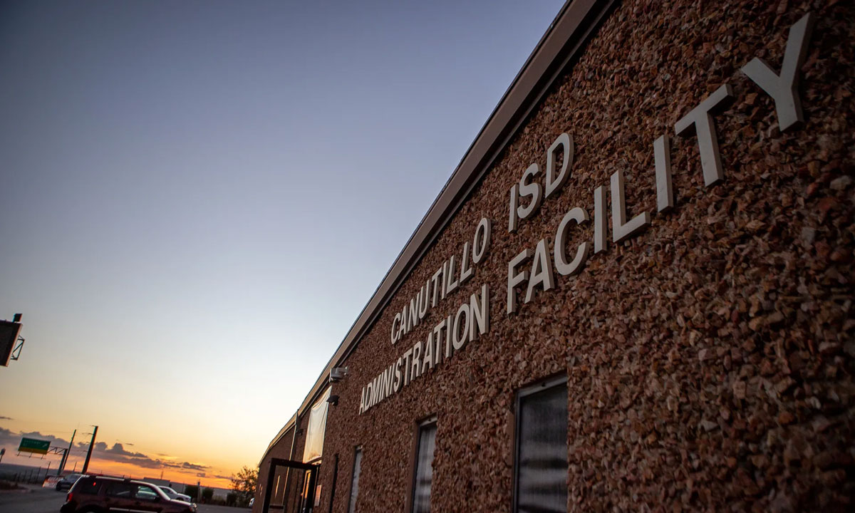 This is a photo of The Canutillo Independent School District headquarters.